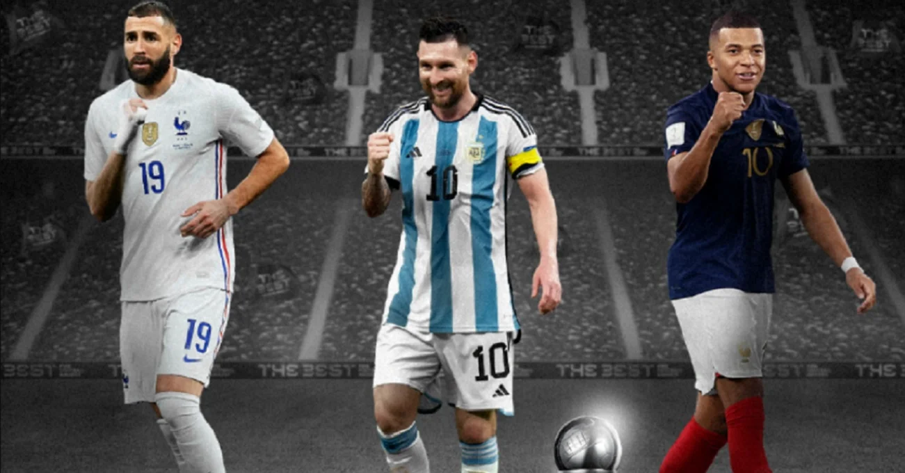 Бензема, Мессі і Мбаппе / Сайт ФІФА