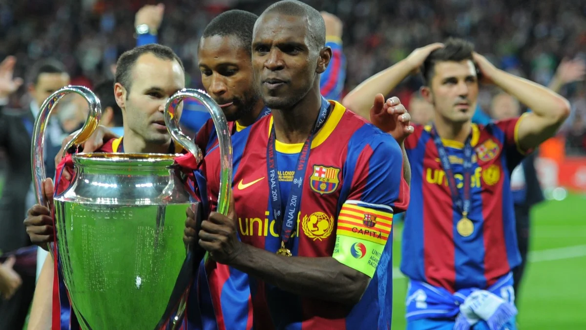 Эрик Абидаль / фото: официальный твиттер УЕФА