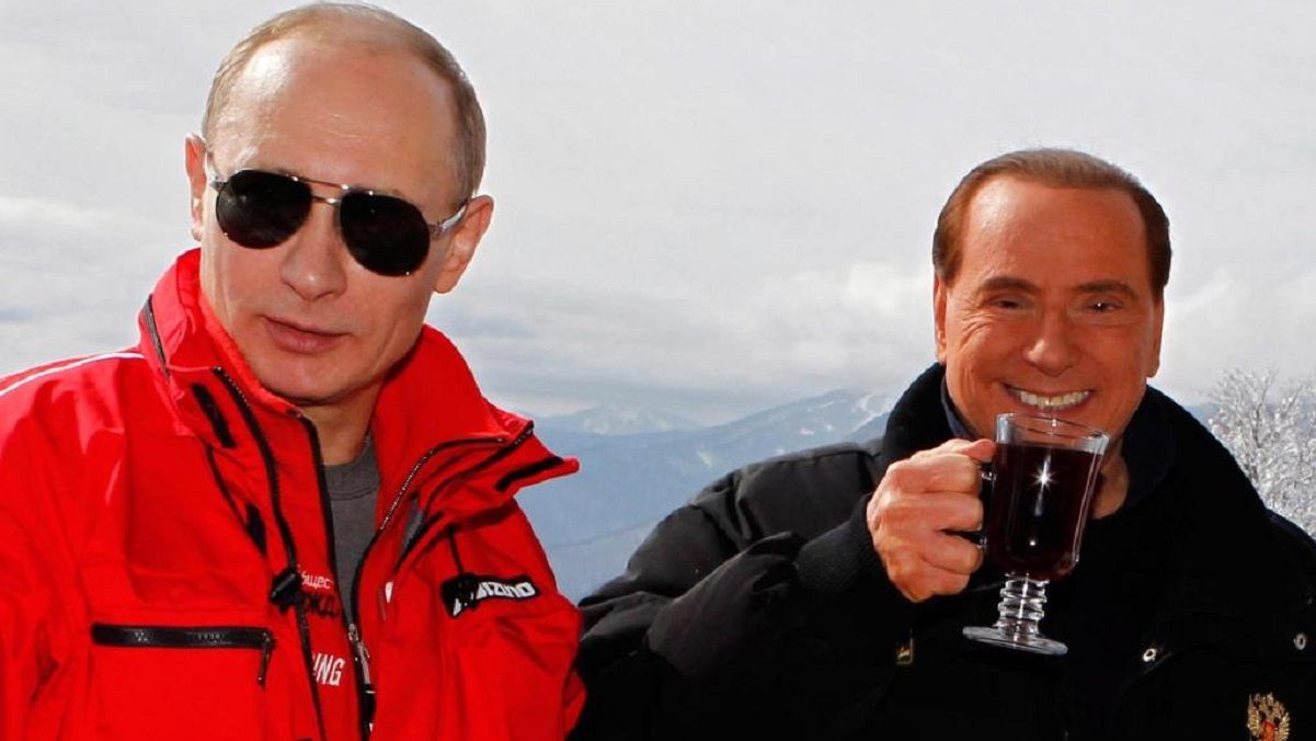 Путін та Берлусконі / фото із відкритих джерел