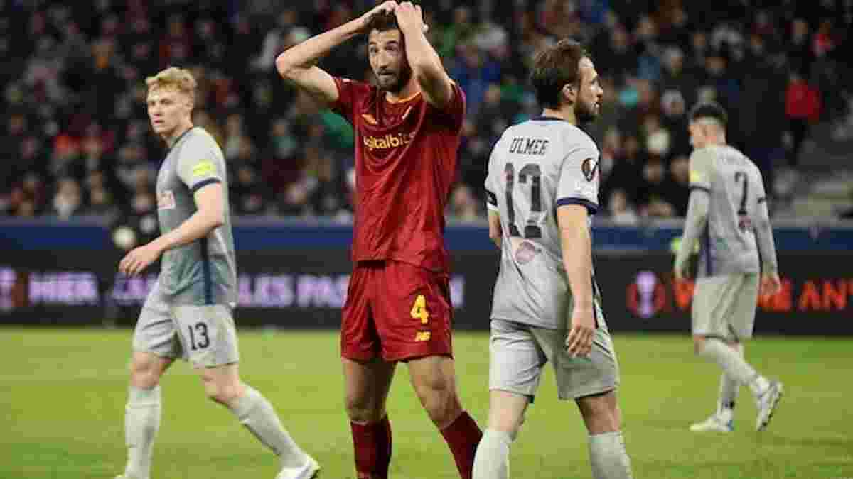 Лига Европы: Рома провалилась в конце, Унион едва не добыл победу в Амстердаме
