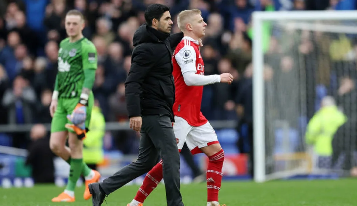 Микель Артета и Александр Зинченко / Getty Images