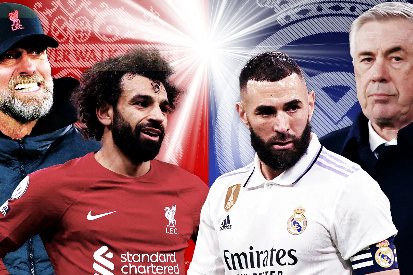 Ліверпуль – Реал: стартові склади та онлайн-трансляція матчу 1/8 фіналу Ліги чемпіонів