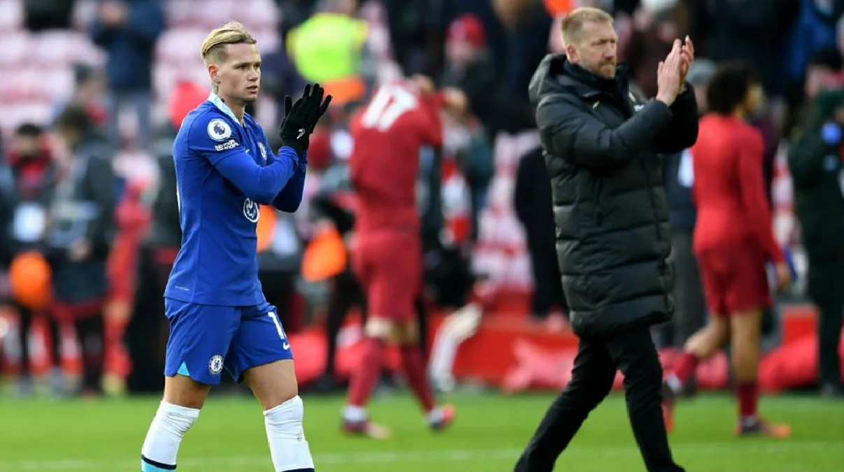 Михайло Мудрик і Грем Поттер / Getty Images