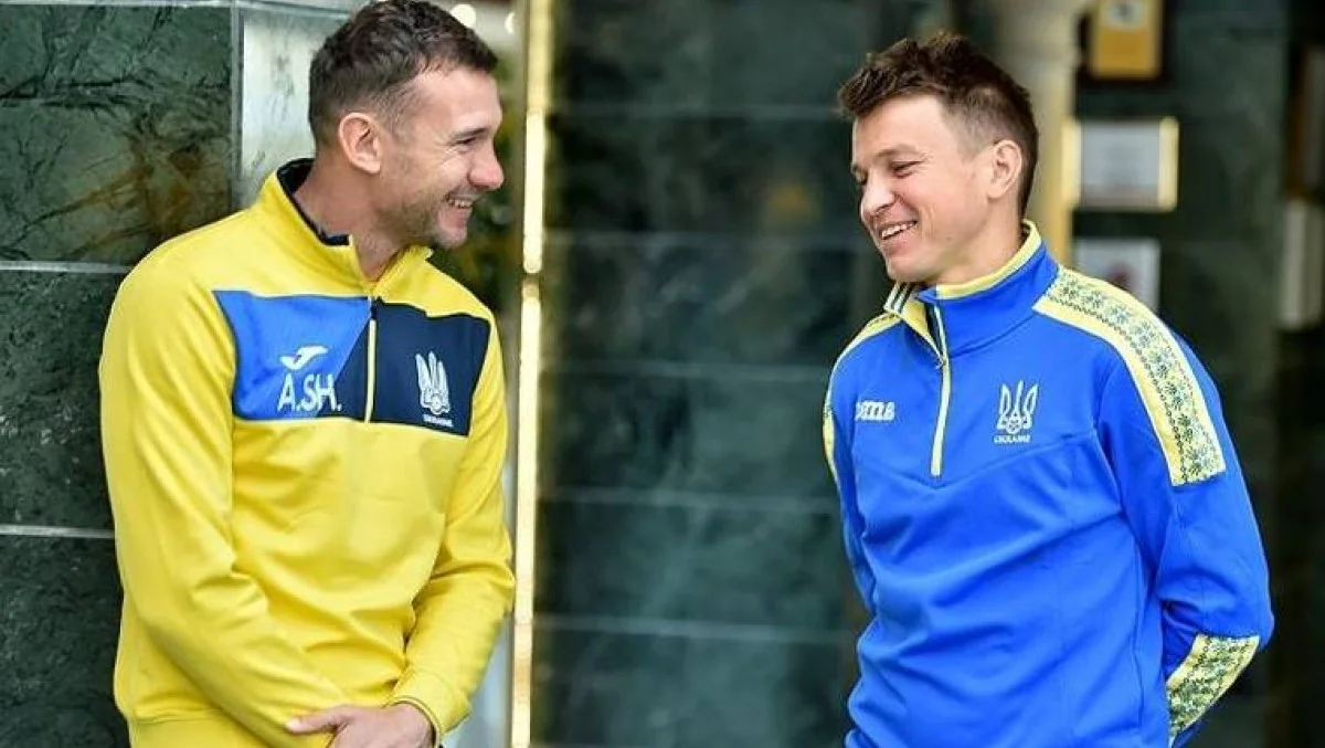 Андрей Шевченко и Руслан Ротань / фото: П. Кубанов