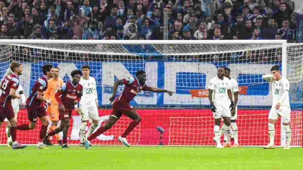 Сенсационный вылет Малиновского из Кубка Франции в видеообзоре матча Марсель – Аннеси – 2:2 (пен 6:7)