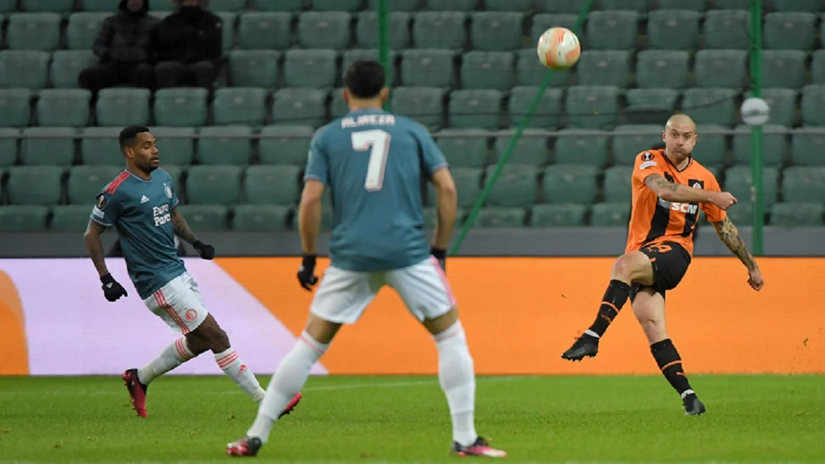 Шахтер – Фейеноорд – видео голов и обзор матча