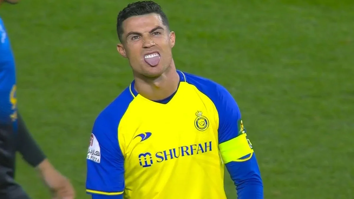 Криштиану Роналду / Кадр с трансляции