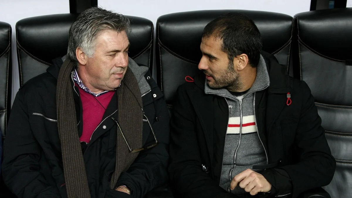 Карло Анчелотти и Хосеп Гвардиола / Getty Images
