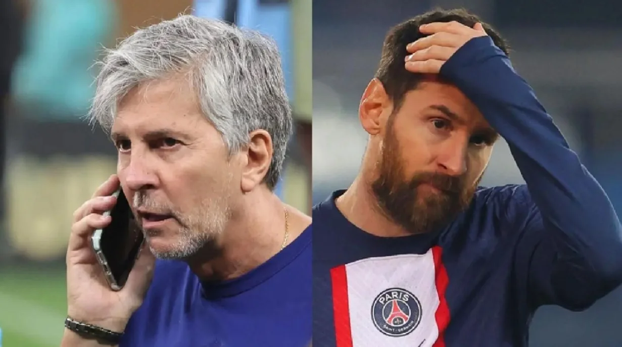 Хорхе и Лионель Месси / Коллаж