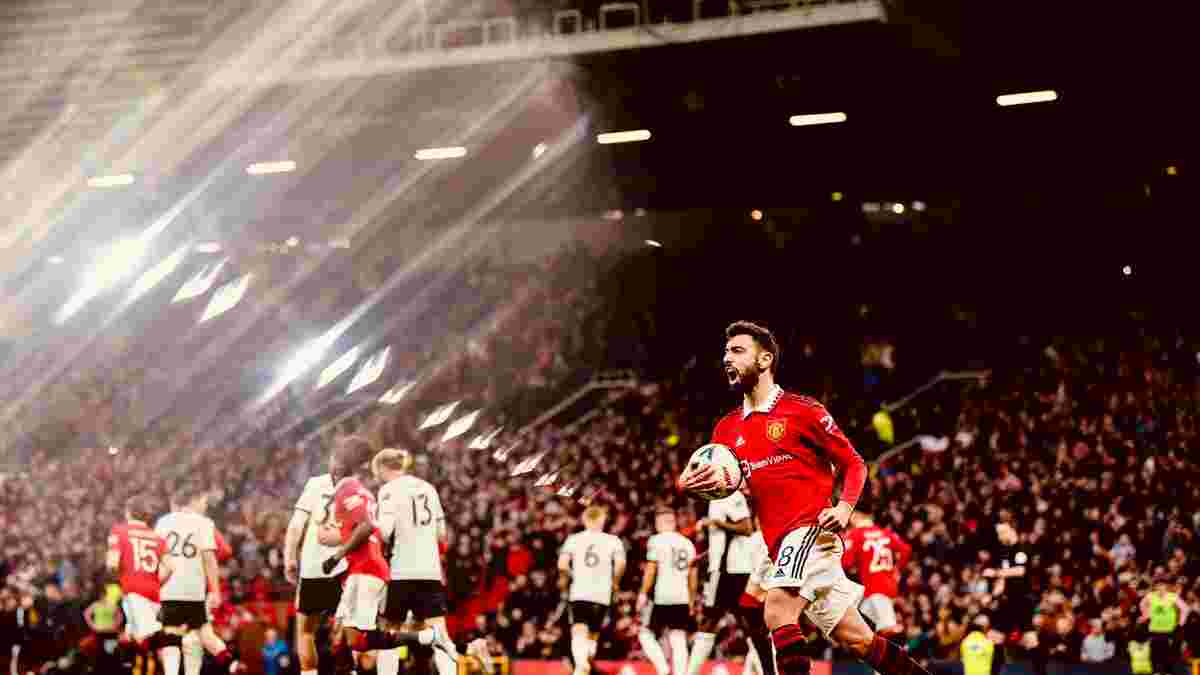 Два удаления, дубль Фернандеша – Манчестер Юнайтед в тяжелом матче одержал победу в четвертьфинале Кубка Англии