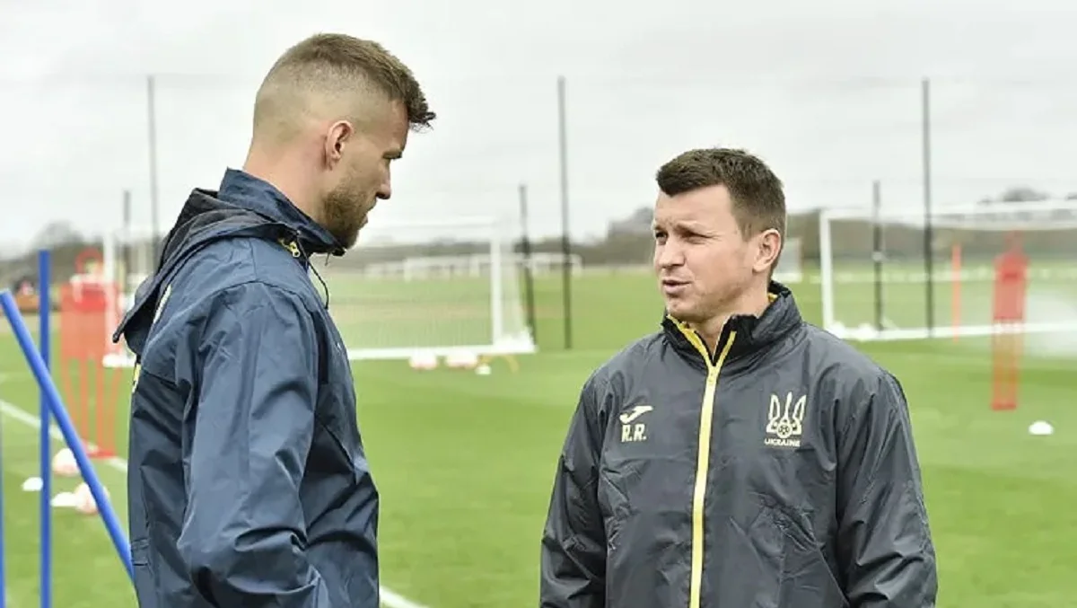 Андрій Ярмоленко та Руслан Ротань / Фото УАФ