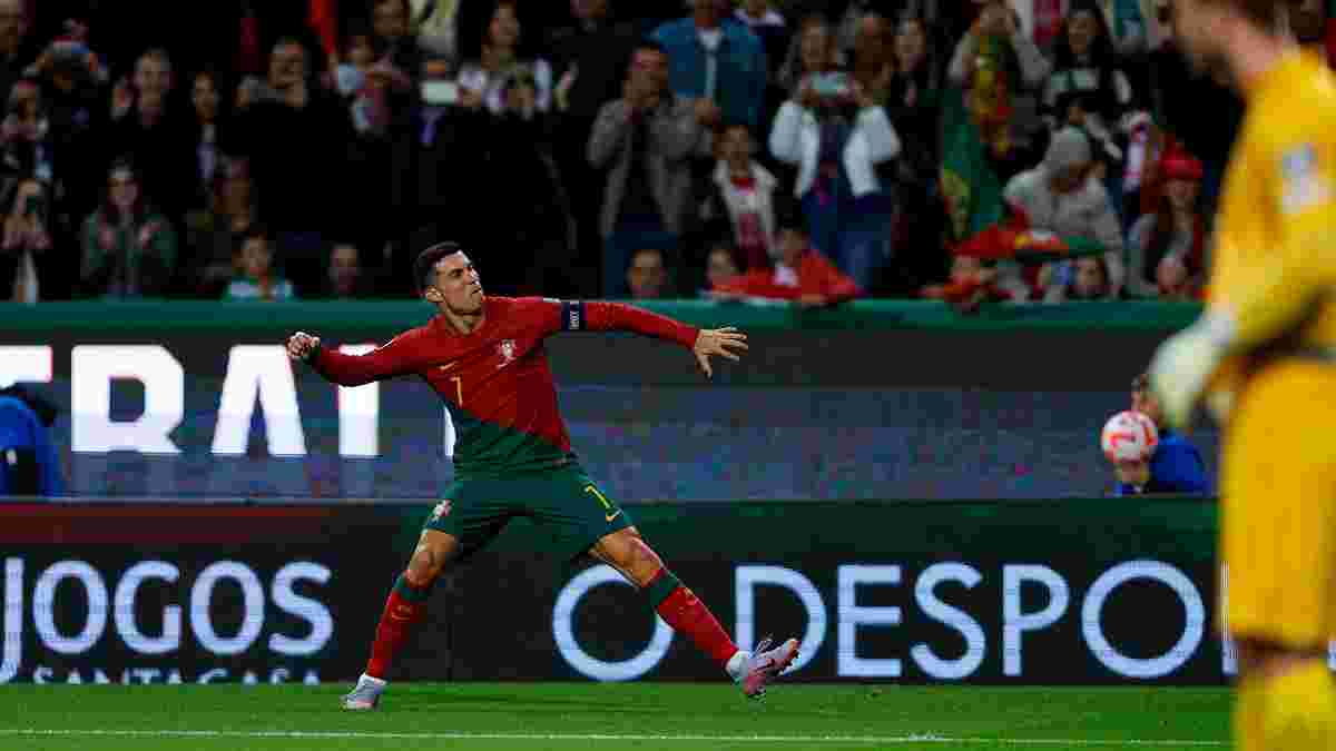Роналду оновив два історичні рекорди: відеоогляд поєдинку Португалія – Ліхтенштейн – 4:0