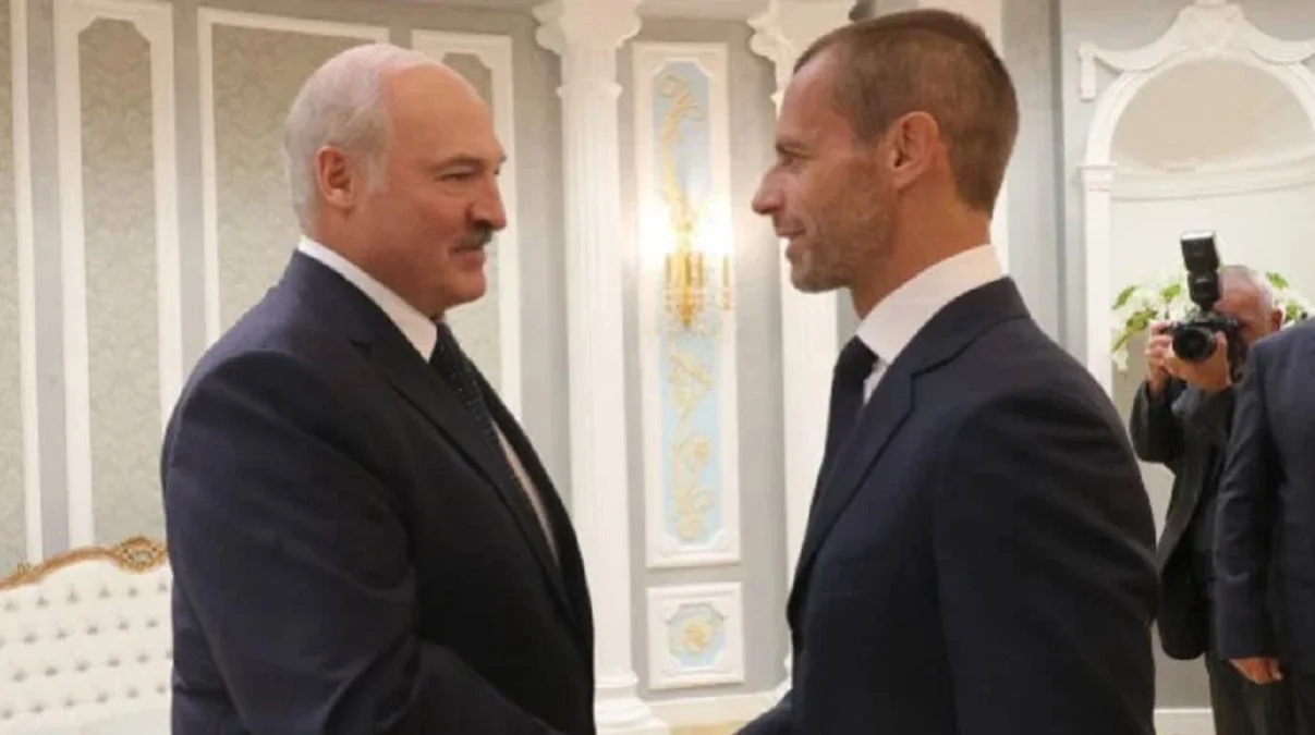 Олександр Лукашенко і Александер Чеферін / Фото з відкритих джерел