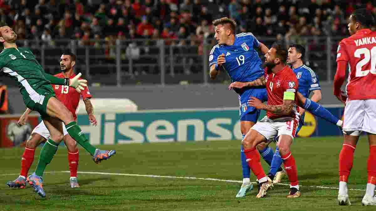 Урок для України у відеоогляді матчу Мальта – Італія – 0:2