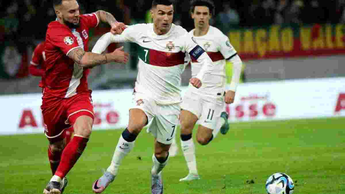 Роналду знову познущався зі збірної країни-карлика: відеоогляд матчу Люксембург – Португалія – 0:6