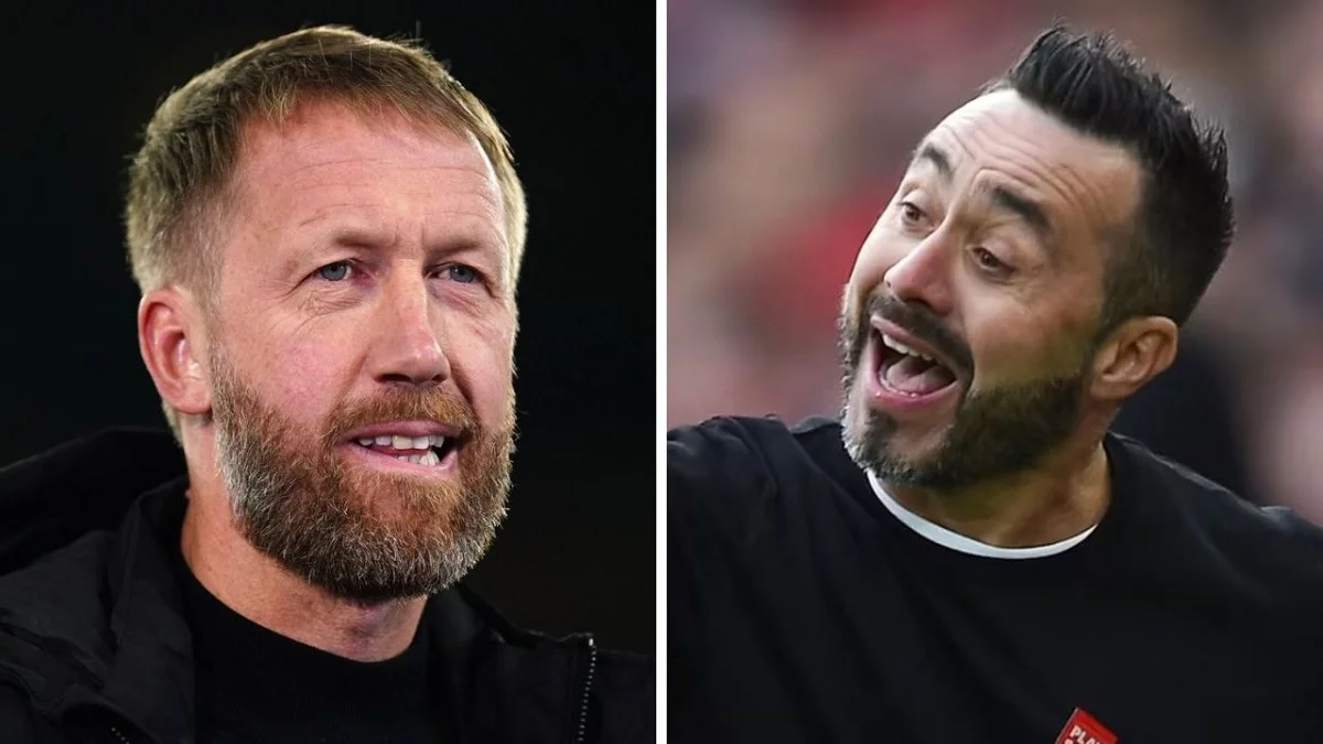 Грэм Поттер и Роберто Де Дзерби / фото из соцсетей