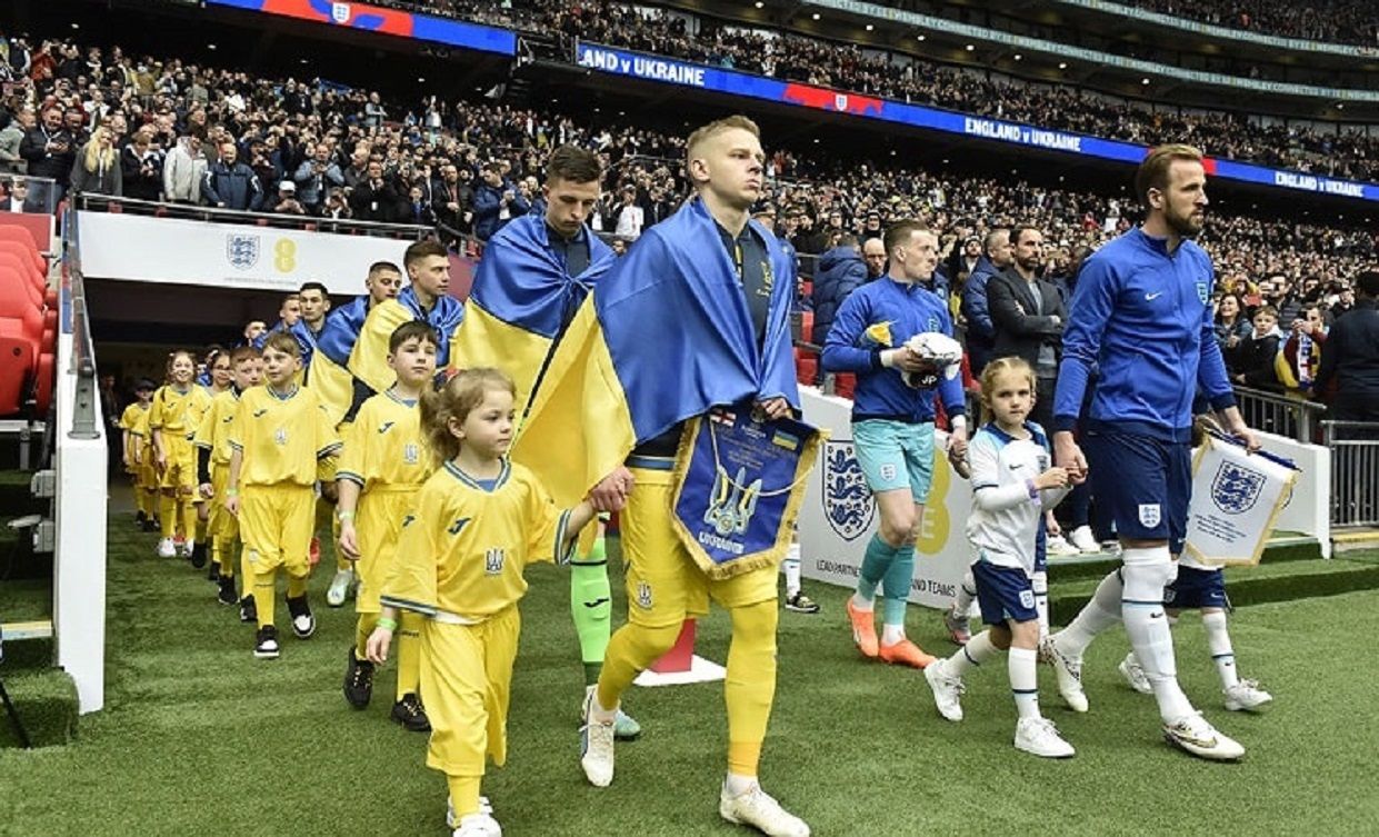 Украина против Англии / Сайт УАФ