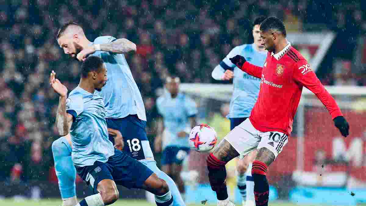 Победный гол Рашфорда в видеообзоре матча Манчестер Юнайтед – Брентфорд – 1:0