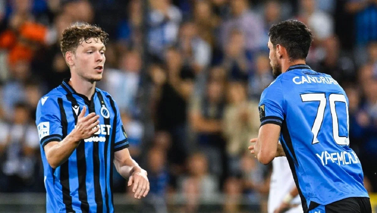 Сков Ольсен и Роман Яремчук / Фото Брюгге