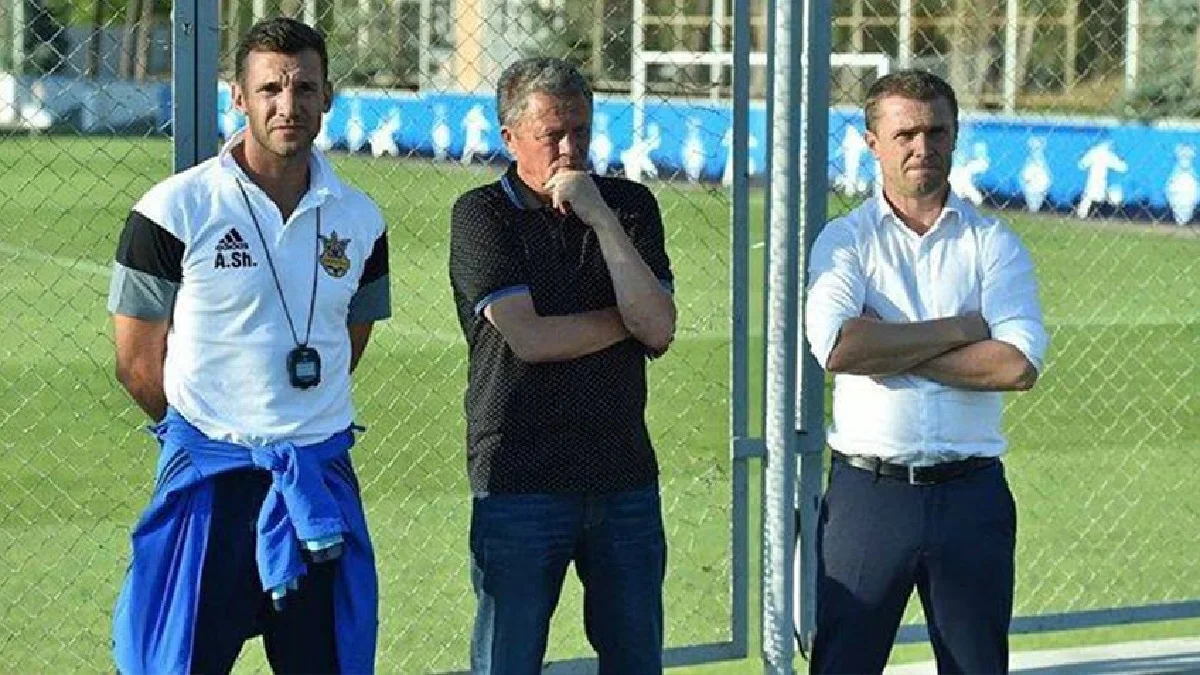 Шевченко, Маркевич і Ребров / Фото з відкритих джерел