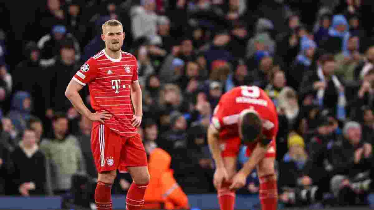 "Соромно так віддавати гру": де Лігт розчарований програшем Баварії від Манчестер Сіті в Лізі чемпіонів