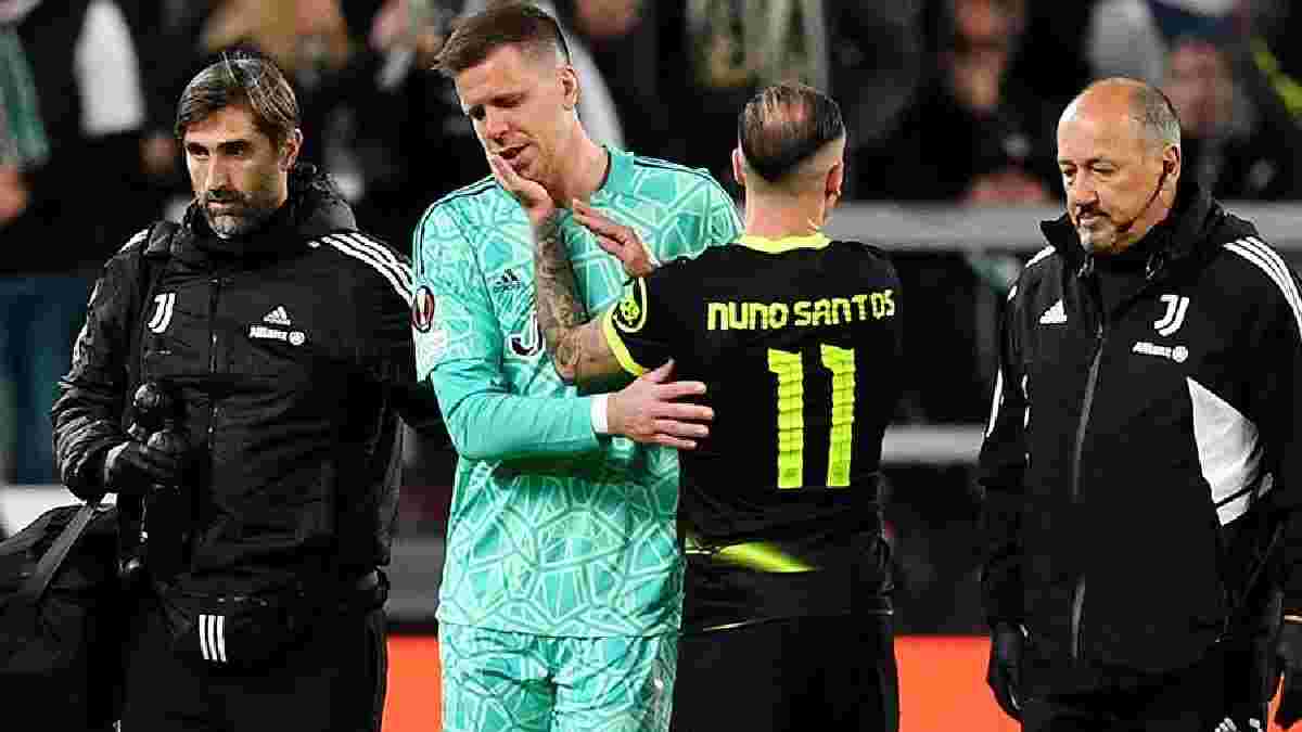 "Мне было трудно дышать": Щенсны прокомментировал вынужденную замену в матче Лиги Европы
