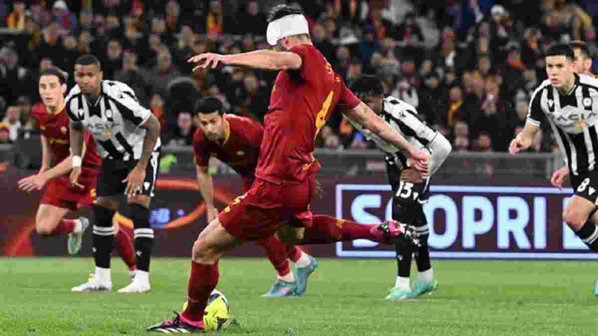 Два нереалізованих пенальті та  гол капітана у відеоогляді матчу Рома – Удінезе – 3:0