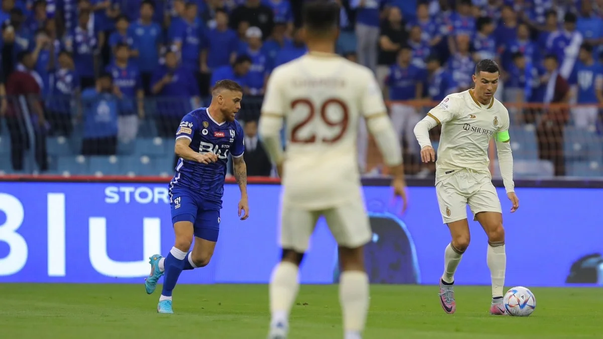 Роналду в игре против Аль-Хиляля / фото: ФК Аль-Наср