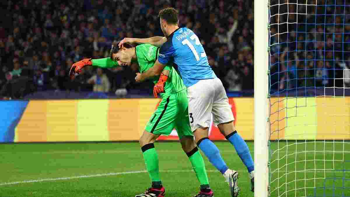 "Це вже не вперше": воротар Наполі шкодує, що його партнери не "зрубали" Леау