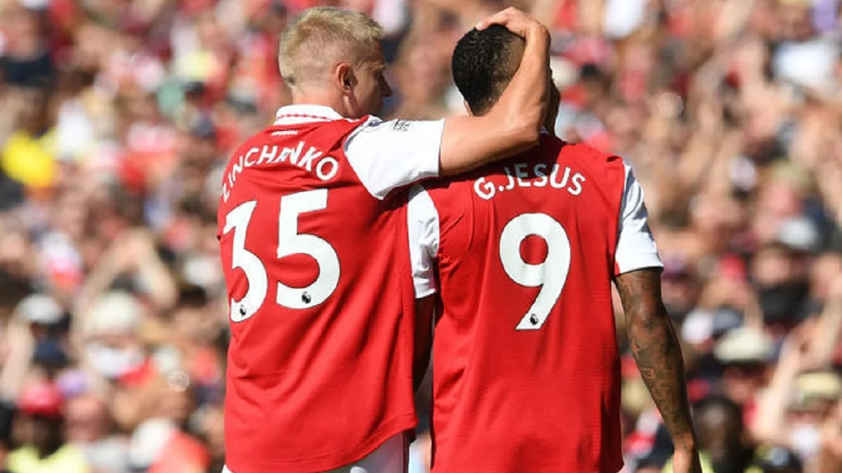 Олександр Зінченко і Габріел Жезус / Getty Images