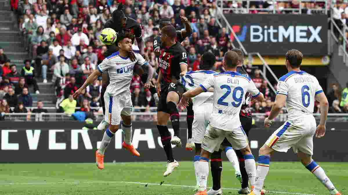 Милан не без проблем одолел Лечче – дубль Леау помог обойти Интер в борьбе за топ-4 Серии А