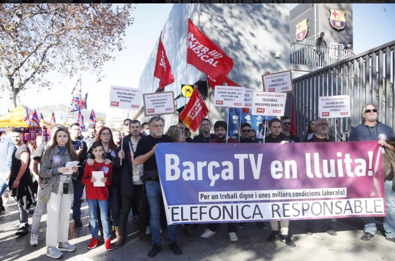 Работники Barça TV / twitter.com/partidazocope