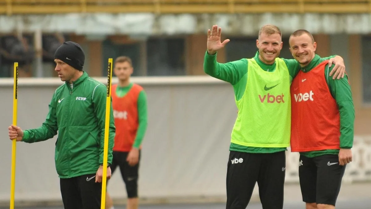 Василь Кравець (крайній праворуч) / Фото Ворскли