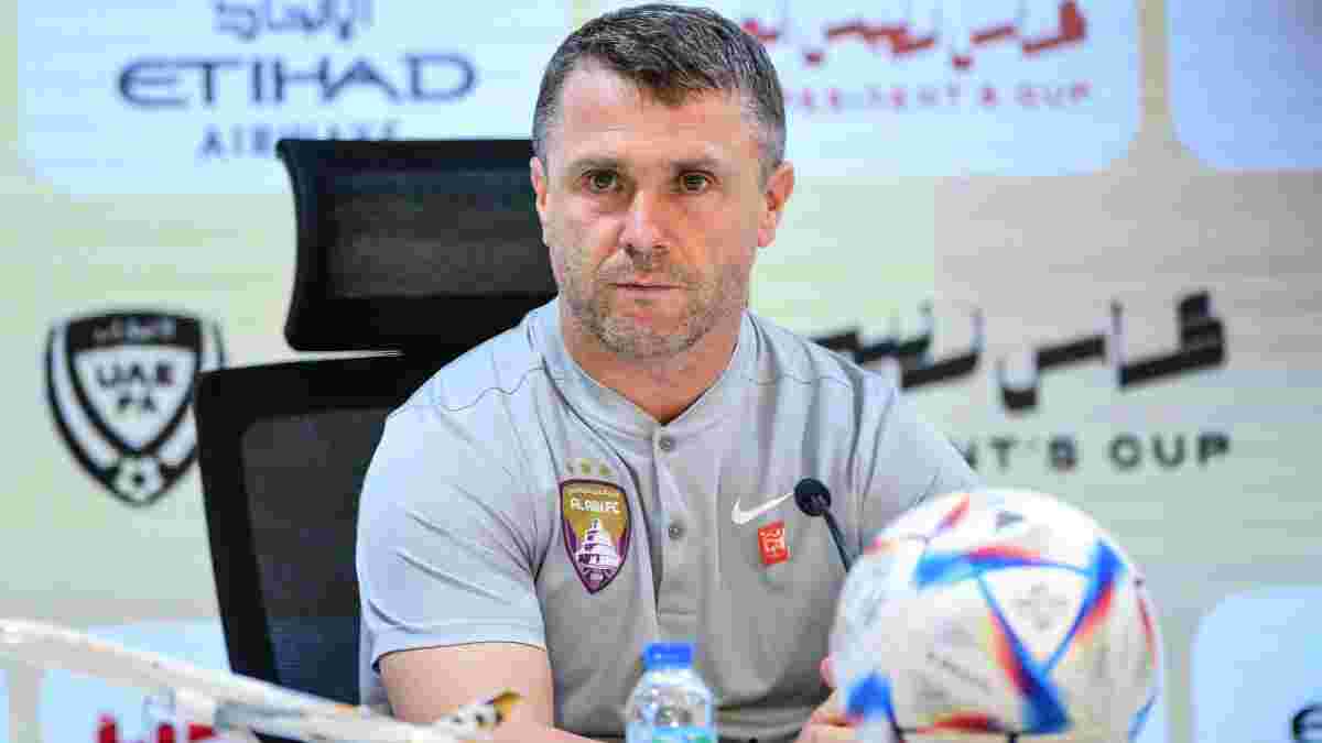 Ребров претендует на звание лучшего тренера месяца в ОАЭ – не помешало обидное поражение в финале Кубка