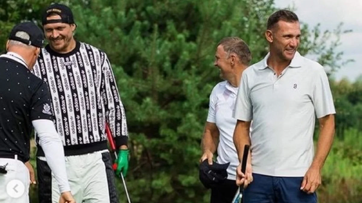 Олександр Усик і Андрій Шевченко / Фото з відкритих джерел