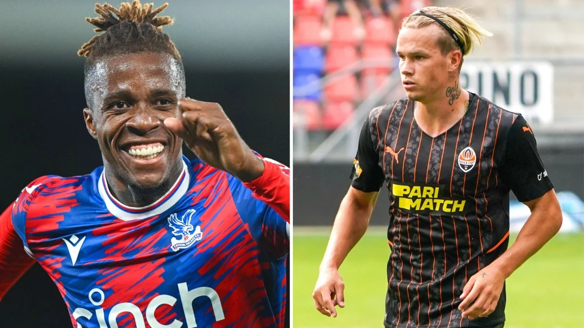 Уилфрид Заха и Михаил Мудрик / фото из открытых источников