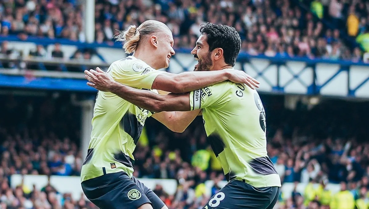 Эрлинг Холанд и Гюндоган / фото: ФК Манчестер Сити