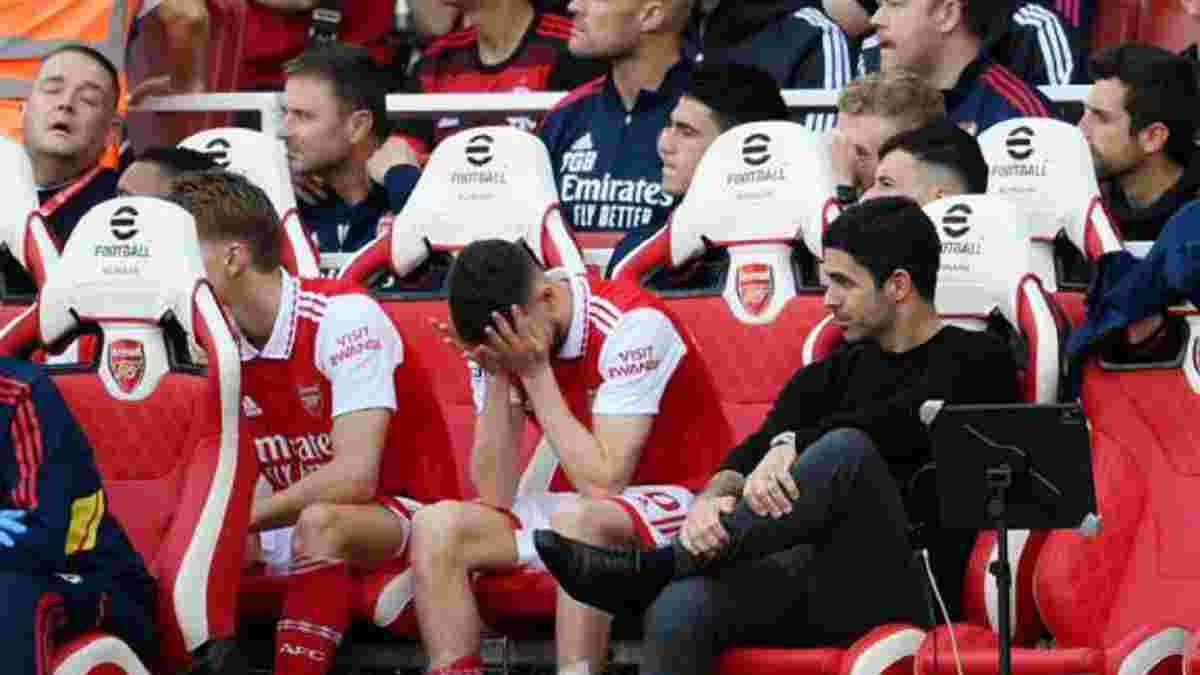 "Ми знали, що перед нами стоїть важливе завдання": Артета перепросив за поразку Арсенала в матчі проти Брайтона