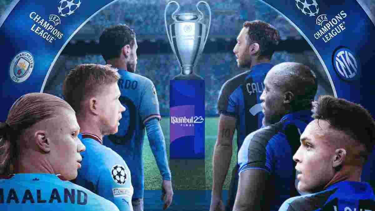 Манчестер Сіті – Інтер: виграйте цінний приз за прогноз на битву за трофей Ліги чемпіонів