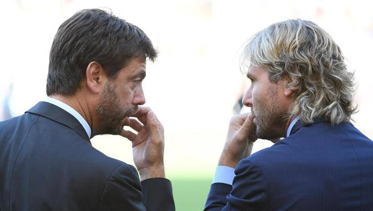 Андреа Аньелли и Павел Недвед / gazzetta.it