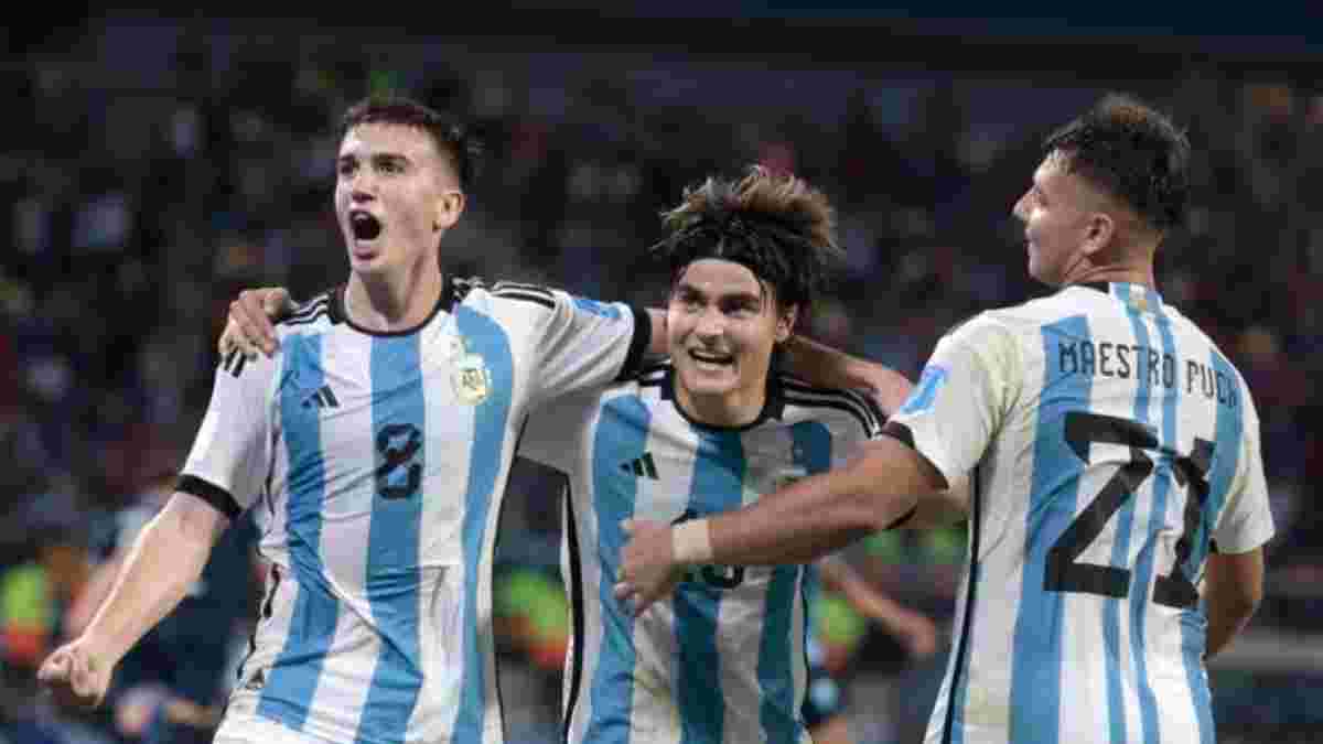 ЧС-2023 U-20: Аргентина оформила вихід з групи – підопічні Маскерано розбили Гватемалу