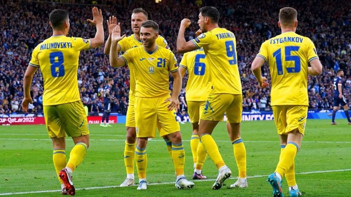 Игроки сборной Украины / Reuters