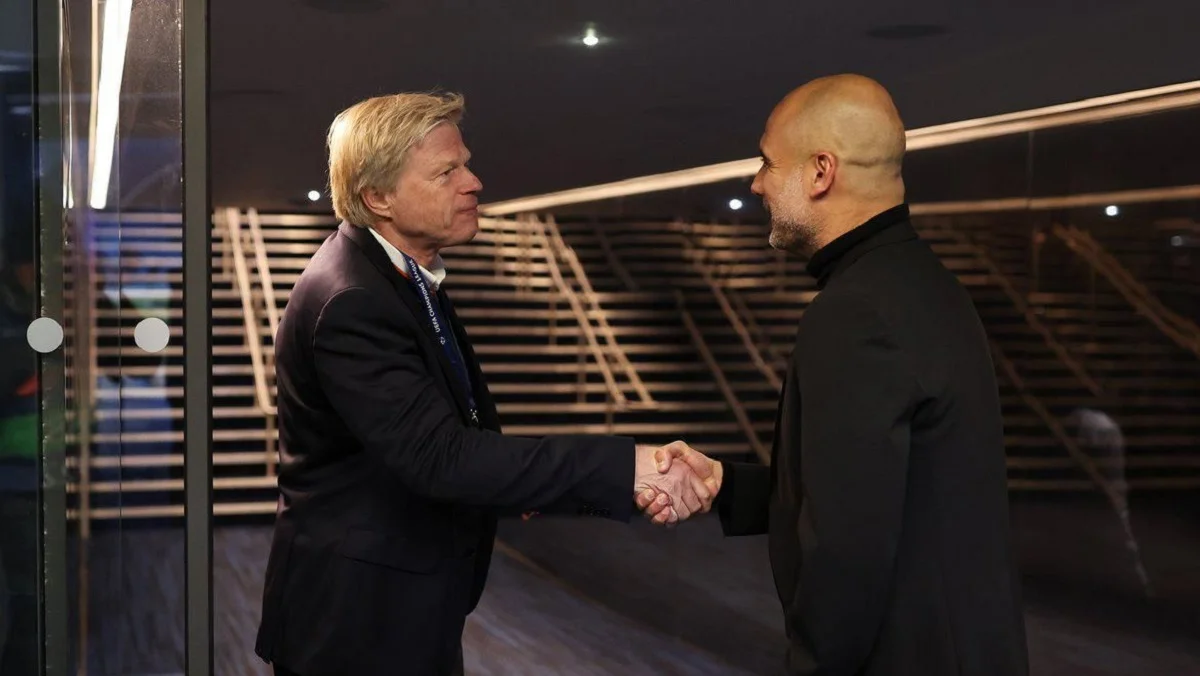 Олівер Кан та Пеп Гвардіола / Twitter німця