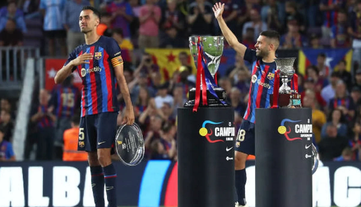 Серхио Бускетс и Жорди Альба / фото: Getty