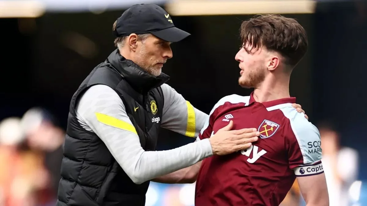 Деклан Райс і Томас Тухель / Getty images