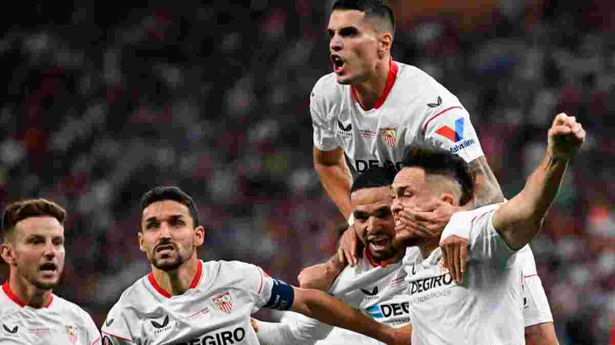 Севилья в седьмой раз выиграла Лигу Европы, одолев Рому в серии пенальти – андалусийцы сыграют в Лиге чемпионов