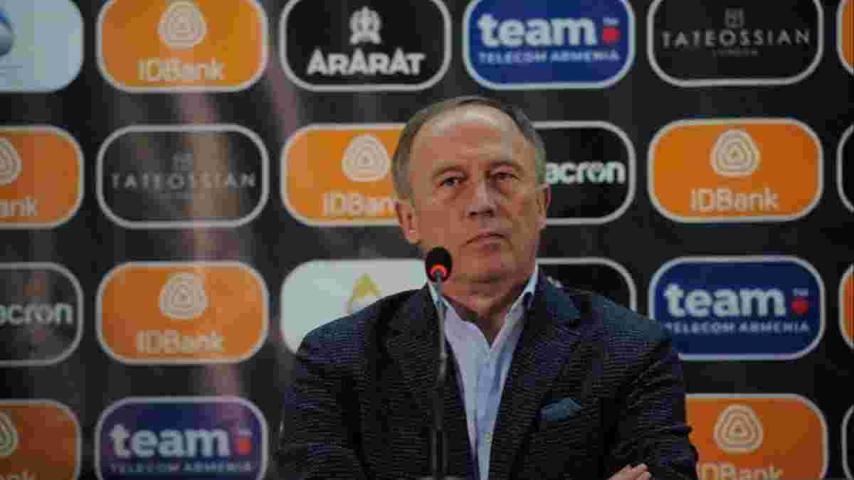 Петраков знову викликав гравців з Росії у збірну Вірменії на матчі відбору Євро-2024