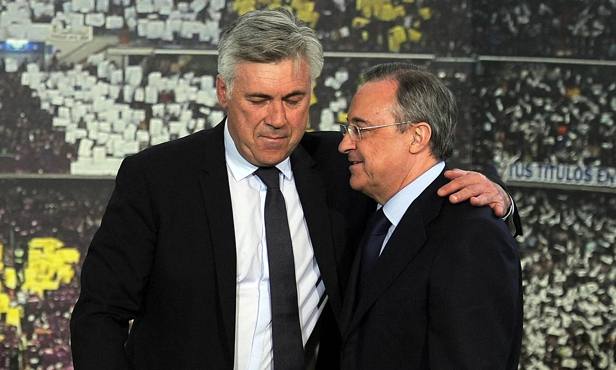 Анчелотти и Перес / Сайт Реала