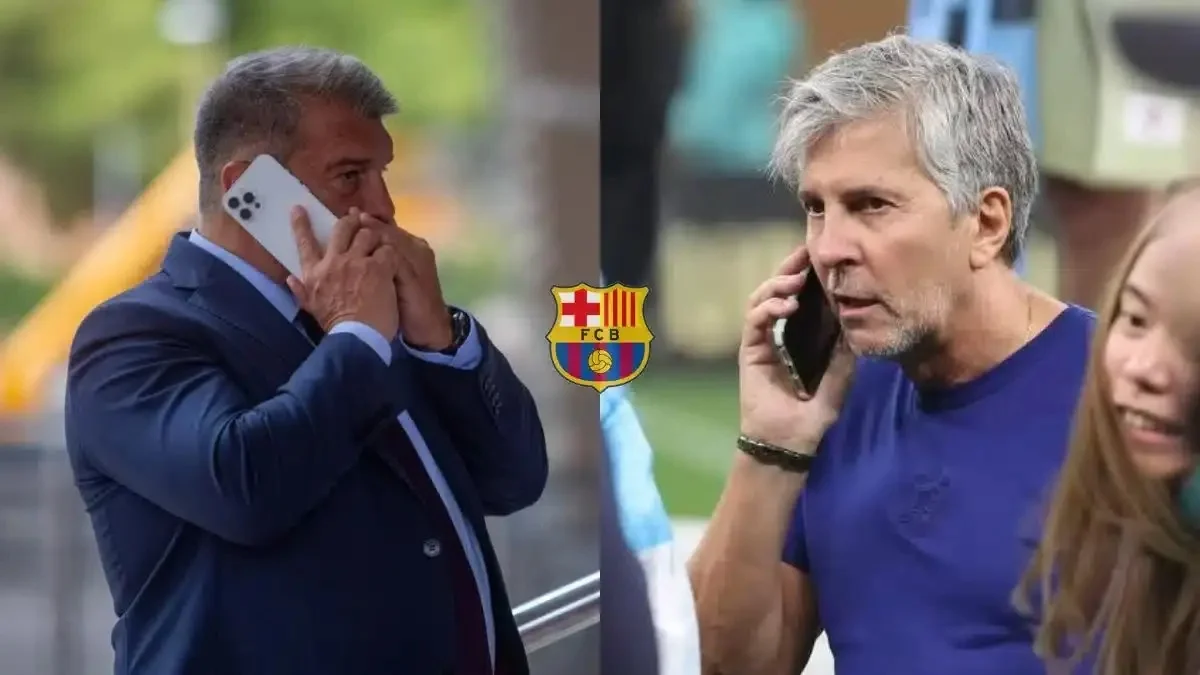 Жоан Лапорта и Хорхе Месси / elgoldigital.com