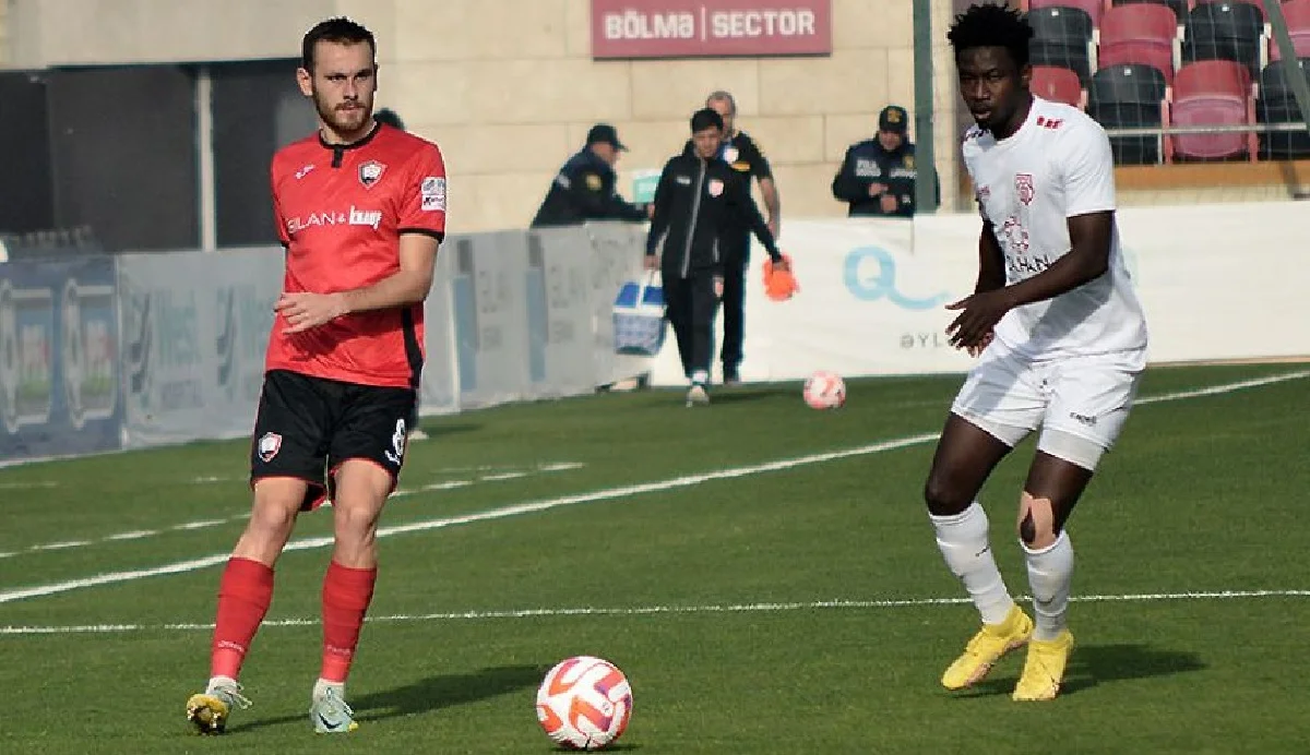 Андрій Стрижак (ліворуч) / ФК Габала